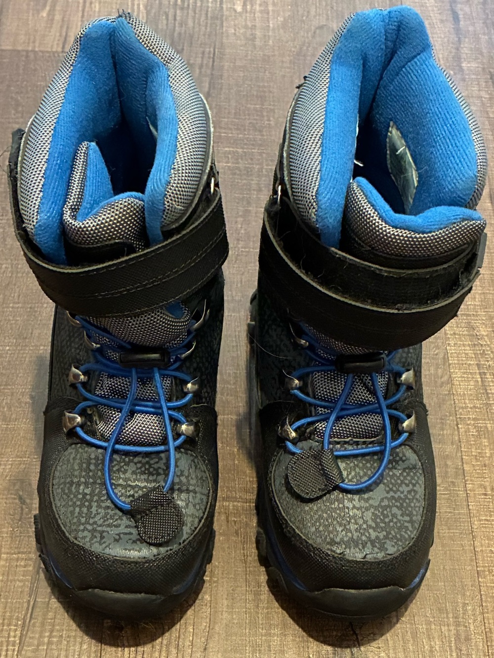 DSG Black and Blue Kids Winter Boots